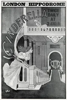 Poster for Cinderella at the London Hippodrome, 1900 Poster for Cinderella at the London Hippodrome, 1900
