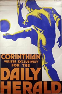 Poster for the Daily Herald - Footballer