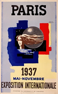 Poster design, International Exhibition, Paris Poster design, International Exhibition, Paris