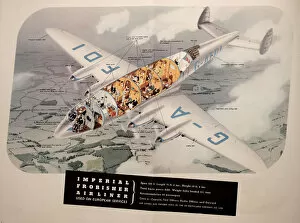 Annotations Gallery: Poster, Imperial Frobisher Airliner