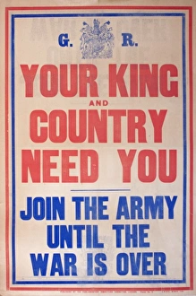 Poster, Your King and Country Need You Poster, Your King and Country Need You