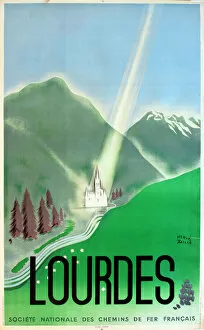 Catholic Gallery: Poster, Lourdes, France