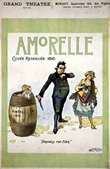 Poster for the operetta Amorelle by Gaston Serpette Poster for the operetta Amorelle by Gaston Serpette