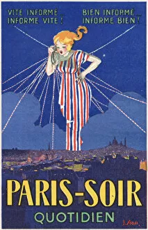 Posters Gallery: POSTER FOR PARIS=SOIR