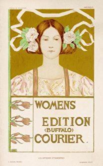 <b class=qtipBold><figcaption>Poster by a R Gifford</figcaption></b><br>Poster for the Women's Edition of the Buffalo Courier<br><em>© Mary Evans Picture Library</em> Poster by a R Gifford