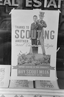 Poster in real estate window, Harlingen, Texas Poster in real estate window, Harlingen, Texas