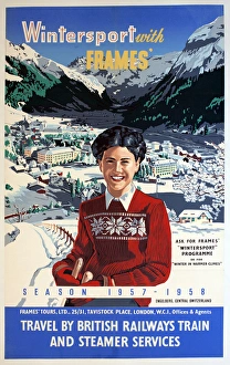 Poster, Wintersport with Frames Tours Poster, Wintersport with Frames Tours