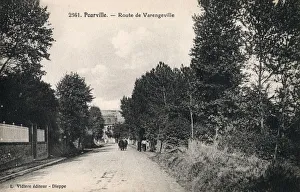 Pourville-sur-Mer, France - The Road to Varengeville Pourville-sur-Mer, France - The Road to Varengeville
