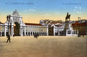 Comercio Gallery: Praca do Comercio, Lisbon, Portugal