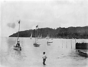 Praslin Island regatta, Seychelles, Indian Ocean Praslin Island regatta, Seychelles, Indian Ocean