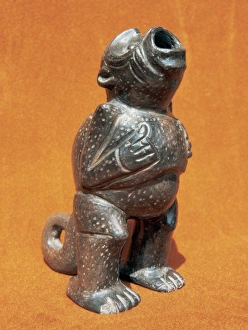 Pre-Columbian Art. Inca. Chavin culture. Anthropomorphic cer Pre-Columbian Art. Inca. Chavin culture. Anthropomorphic cer