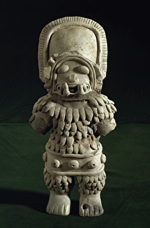 Pre-Incan. Tolita Culture (500-500 AD). Ceramic figure. From Pre-Incan. Tolita Culture (500-500 AD). Ceramic figure. From