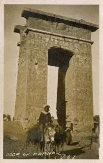 Precinct of Montu gate, Karnak temple, Luxor, Egypt Precinct of Montu gate, Karnak temple, Luxor, Egypt