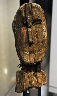 Images Dated 10th February 2013: Prehistory. The wooden idol from Pohjankuru. Finland, ca. 30