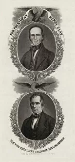 Clay Gallery: For president, Henry Clay. For vice president, Theodore Frel