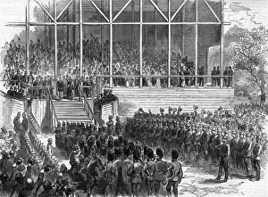Prince Arthur at Leeds, declaring Roundhay Park open Prince Arthur at Leeds, declaring Roundhay Park open