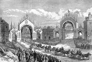 Prince Arthur at Leeds, procession at Chapeltown Prince Arthur at Leeds, procession at Chapeltown
