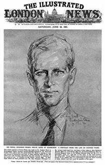 Scandal Gallery: Prince Philip, Duke of Edinburgh, by Dr. Stephen Ward, 1961
