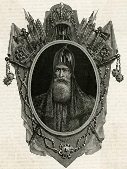 Russian Leader Prints: Prince Rurik I Print, Founder of the Rurik Dynasty 862-879