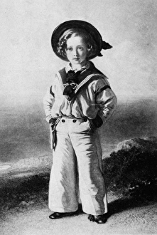 The Prince of Wales in a sailor suit The Prince of Wales in a sailor suit