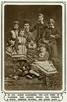Victor Gallery: Princess Alexandra with her five children