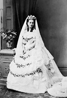 Images Dated 3rd March 2011: Princess Alexandra on her wedding day