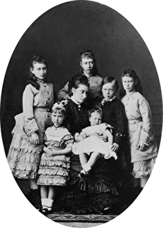 Princess Alice with her children Princess Alice with her children