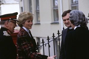 Princess Diana visiting Truro, Cornwall Princess Diana visiting Truro, Cornwall