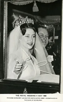 Princess Margaret on her wedding day Princess Margaret on her wedding day