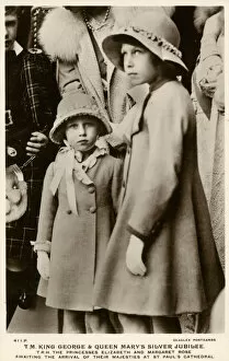 Sister Gallery: Princesses Elizabeth and Margaret - George V Silver Jubilee