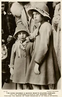 Princesses Elizabeth and Margaret - George V Silver Jubilee Princesses Elizabeth and Margaret - George V Silver Jubilee