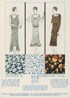 Printed Frocks 1929 Printed Frocks 1929