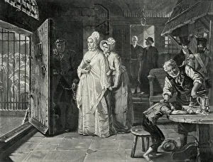 Prison reformer Elizabeth Fry visits women at Newgate Prison reformer Elizabeth Fry visits women at Newgate