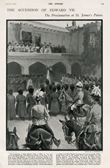Proclamation of King Edward VII - St Jamess Palace Proclamation of King Edward VII - St Jamess Palace