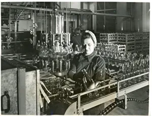 Production line - penicillin production Imperial Chemical Industries - 4 May 1944 Production line - penicillin production Imperial Chemical Industries - 4 May 1944