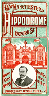 Programme cover, The Manchester Hippodrome Programme cover, The Manchester Hippodrome