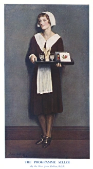 The Programme Seller by John Collier The Programme Seller by John Collier