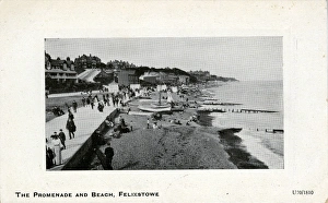 The Promenade & Beach, Felixstowe, Suffolk The Promenade & Beach, Felixstowe, Suffolk