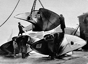 Propellors for the Normandie, February 1935 Propellors for the Normandie, February 1935