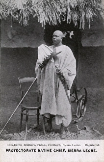 Related Images Gallery: Protectorate Native Chief, Sierra Leone, West Africa
