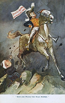 Proud Joseph Chamberlain astride his High Horse Proud Joseph Chamberlain astride his High Horse