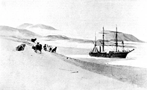 PRS Discovery frozen in the ice, Antarctica, 1903 PRS Discovery frozen in the ice, Antarctica, 1903