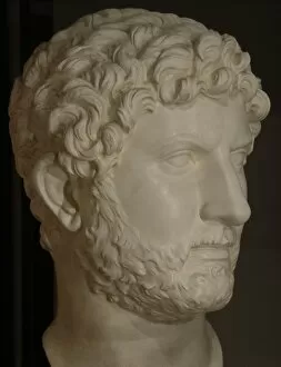 Images Dated 15th March 2009: Publio Aelio Hadrian (76-138). Roman Emperor (117-138). Bust