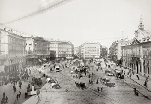 The Puerta del Sol, public square in Madrid, Spain The Puerta del Sol, public square in Madrid, Spain