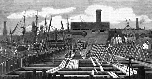 The pumping station at Deptford Creek, 1861 The pumping station at Deptford Creek, 1861