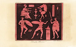 Pyrrhic Dance, ancient Greek war dance Pyrrhic Dance, ancient Greek war dance