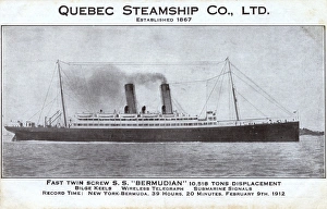 Quebec Steamship Company - S. S. Bermudian Quebec Steamship Company - S. S. Bermudian