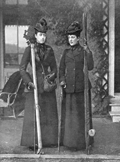 Hobbies Gallery: Queen Alexandra and Princess Victoria - royal anglers
