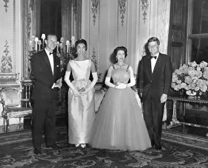 Politics Collection: Queen Elizabeth II and the Kennedys