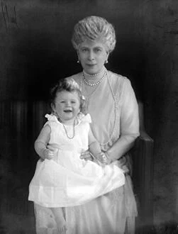 Queen Mary and Princess Elizabeth, c.1926